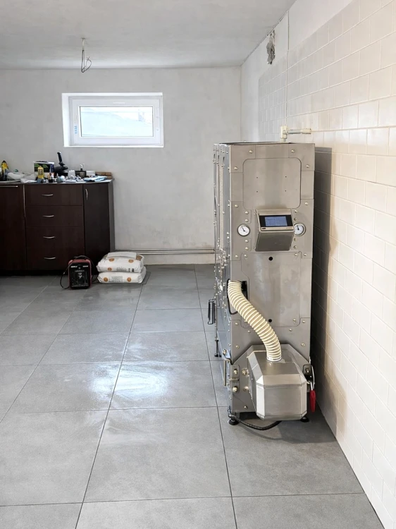 HERKULES INOX 20 kW w Jarosławiu – kocioł i wyposażenie pomieszczenia technicznego