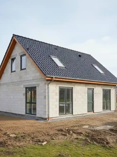 HERKULES INOX 20 kW w Wierzawicach – nowy dom jednorodzinny w trakcie wykończenia