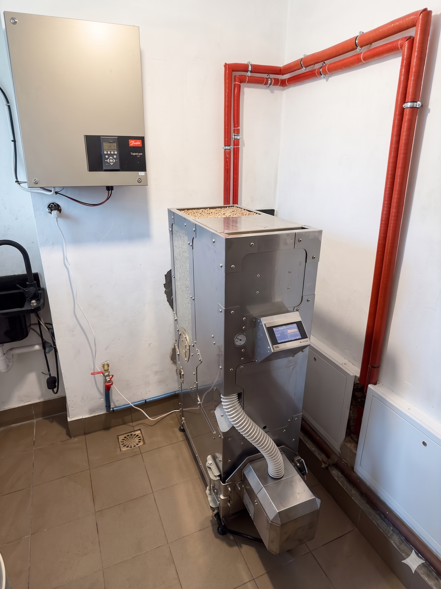 Kotłownia HERKULES INOX 15 kW - Jasionka
